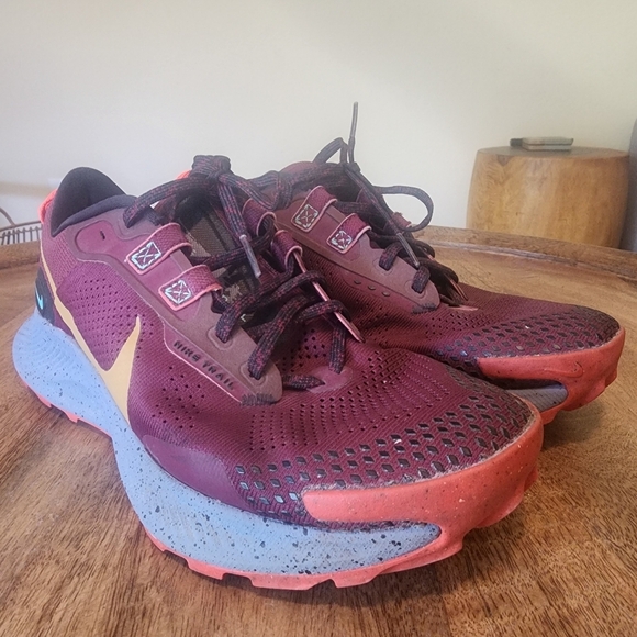 Nike Pegasus Trail 3 Hiking Running Shoes Beetroot DA8697-600 Mens Size 8 main image 6